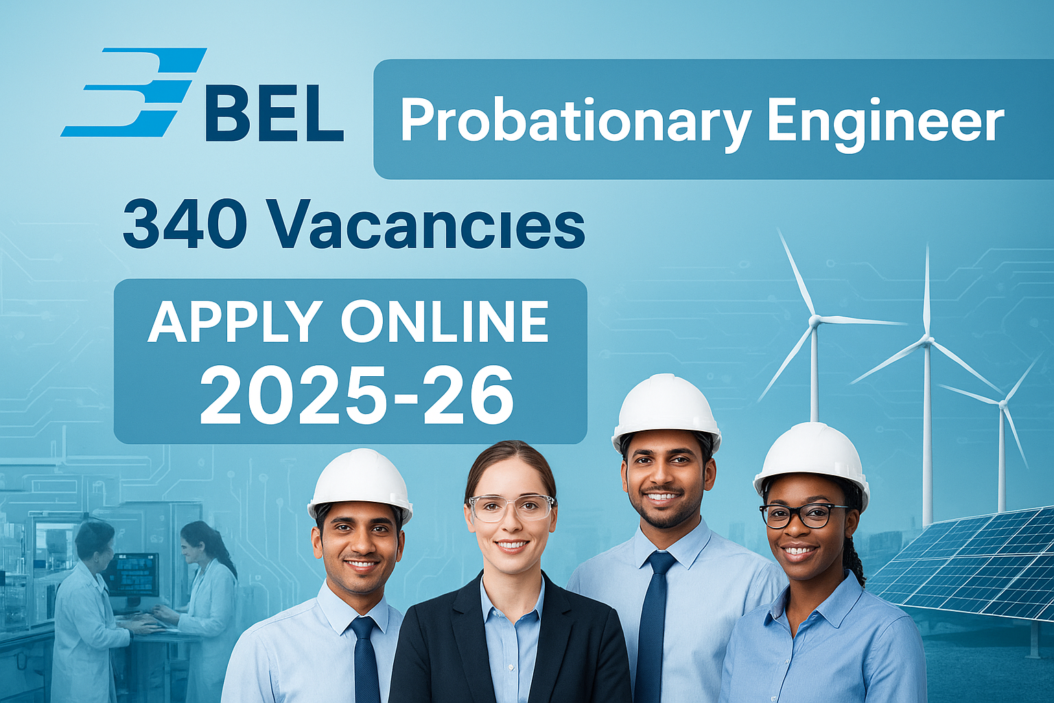 Read more about the article BEL Probationary Engineer (340 Vacancies) Apply Online 2025-26