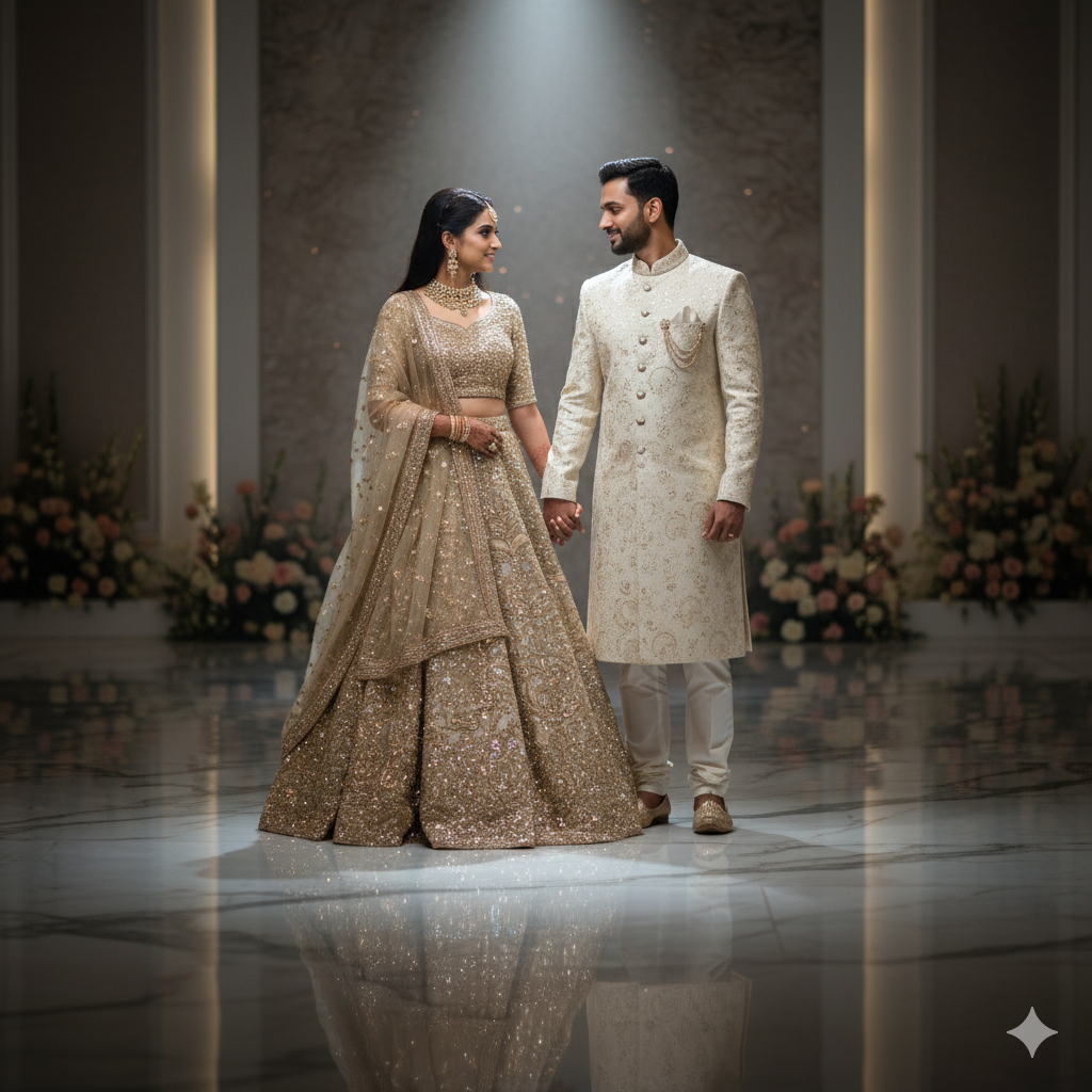 Modern Wedding Hall – Reflective Floor